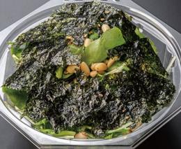 韓国ノリと水菜のサラダ